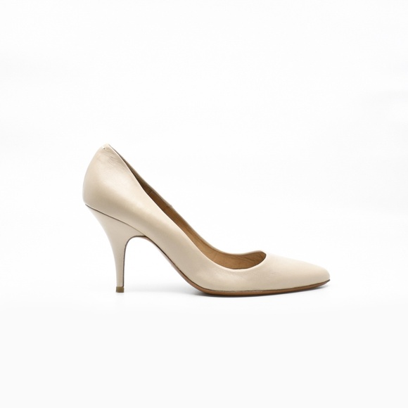 MAISON MARTIN MARGIELA Nude Beige Heels Size 37 Made in Italy - Picture 1 of 14